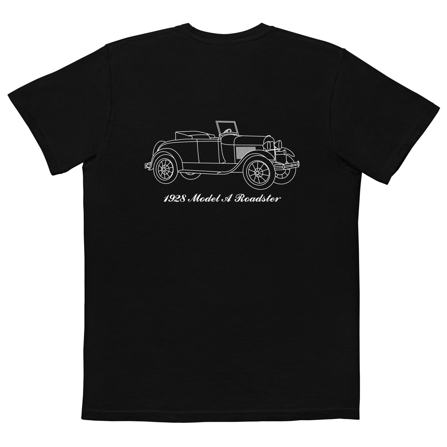 1928 Roadster Black Pocket T-Shirt