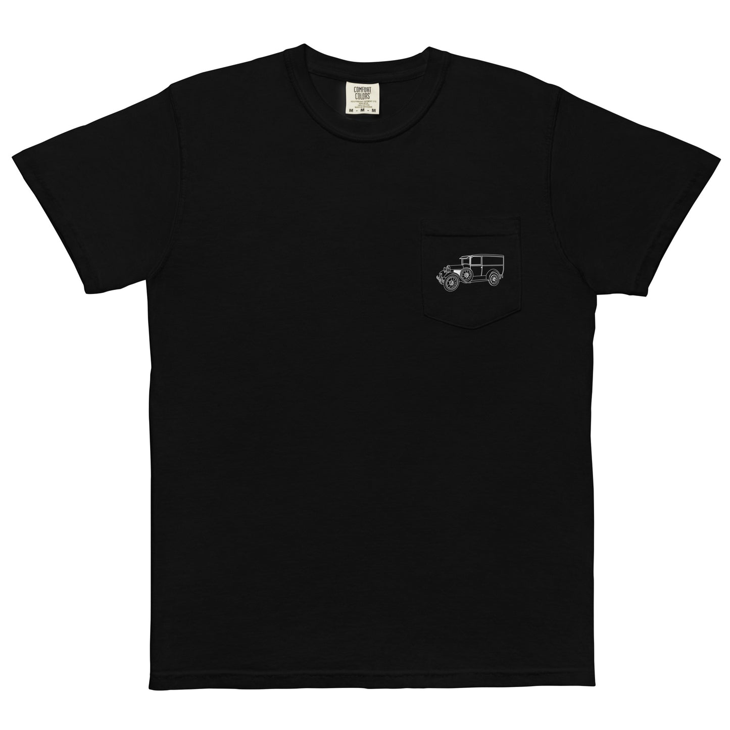 1929 Delivery Black Pocket T-Shirt