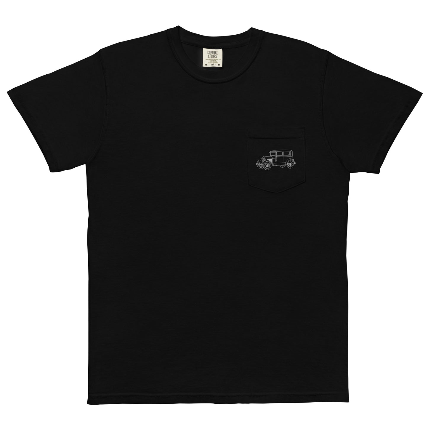 1929 Tudor Black Pocket T-Shirt