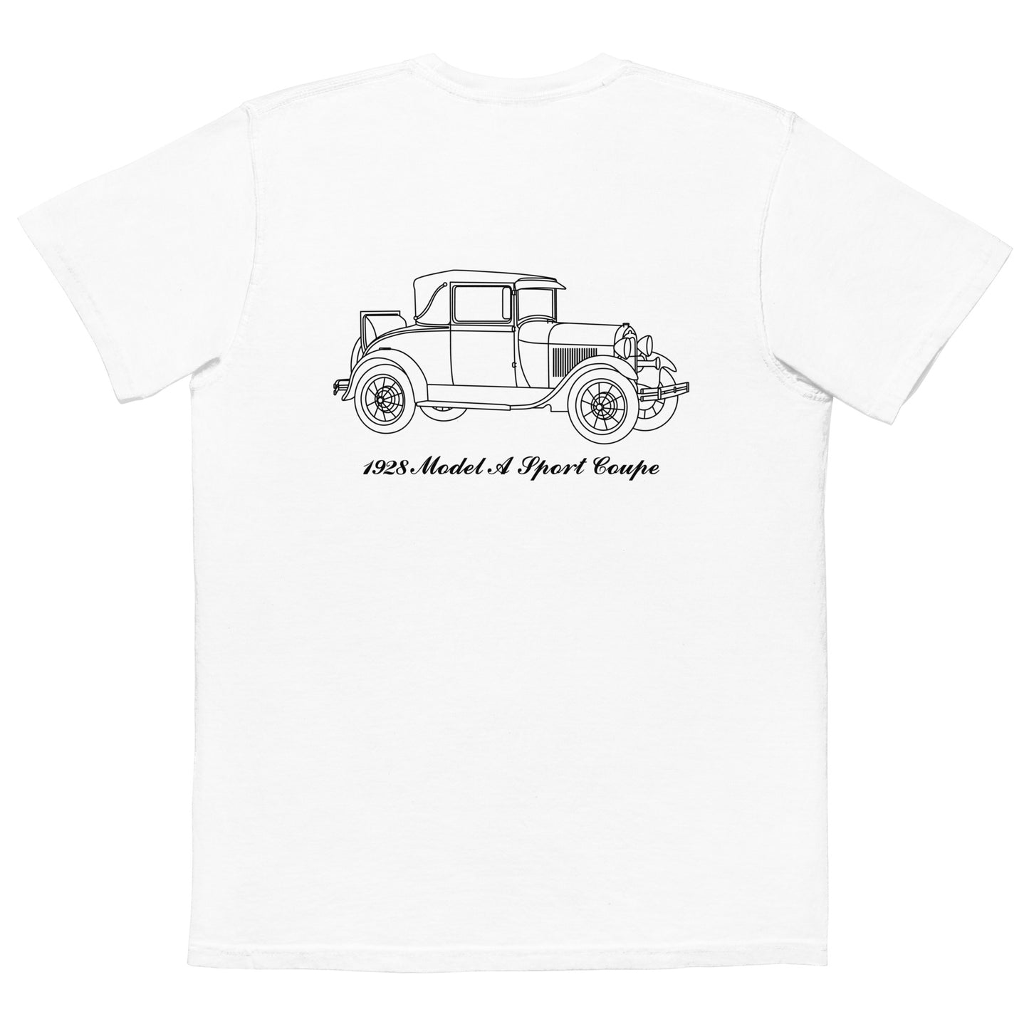 1928 Sport Coupe White Pocket T-Shirt