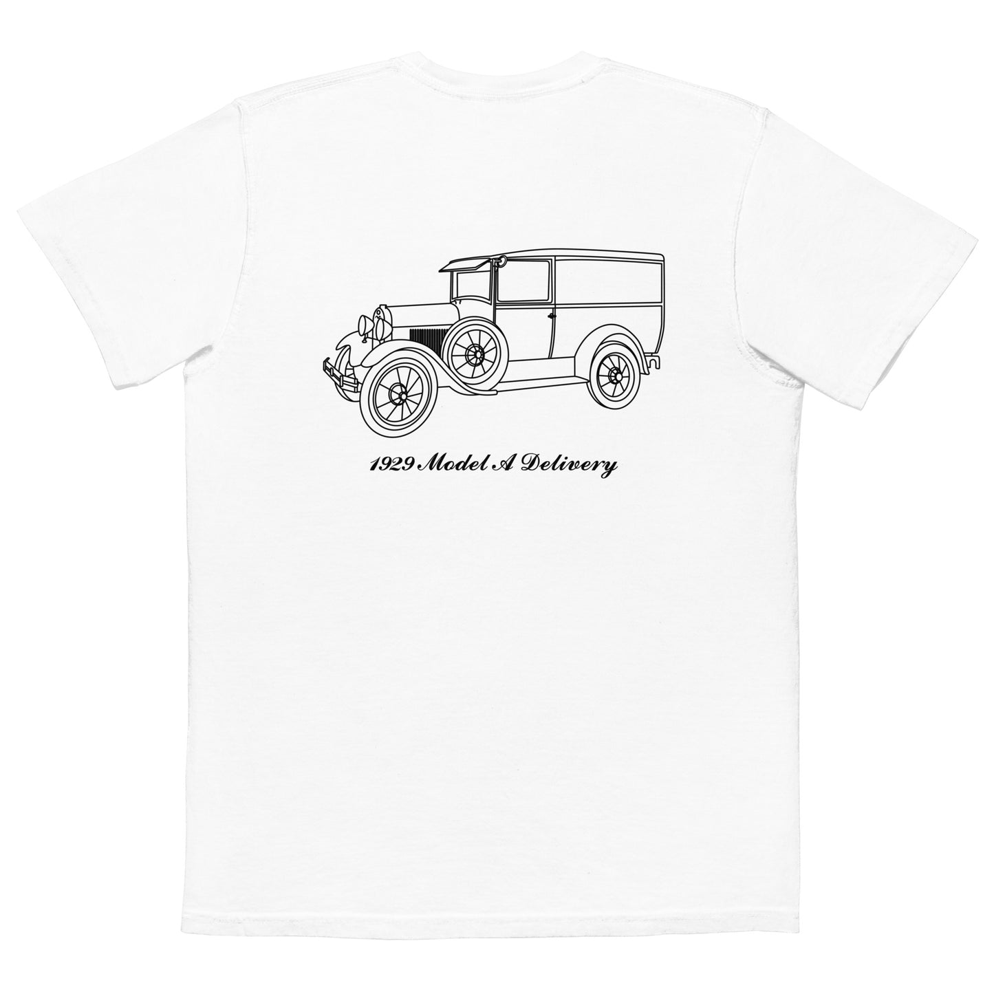 1929 Delivery White Pocket T-Shirt