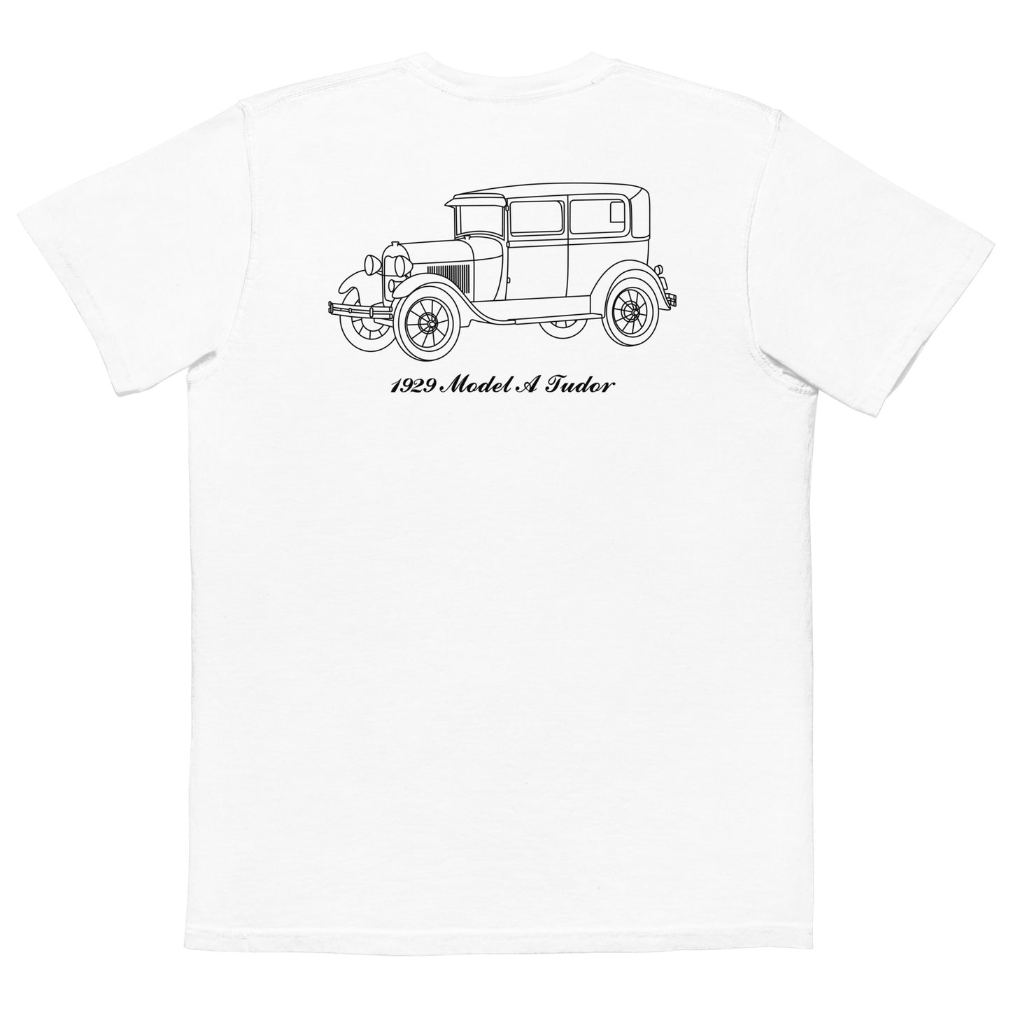 1929 Tudor White Pocket T-Shirt