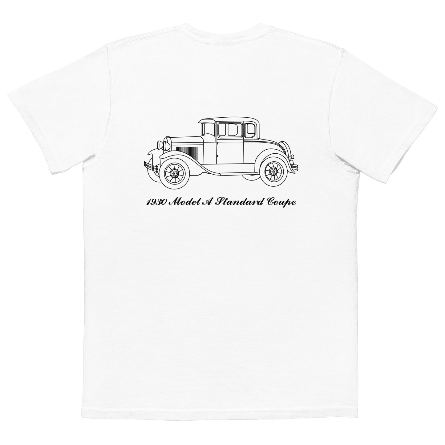 1930 Standard Coupe White Pocket T-Shirt