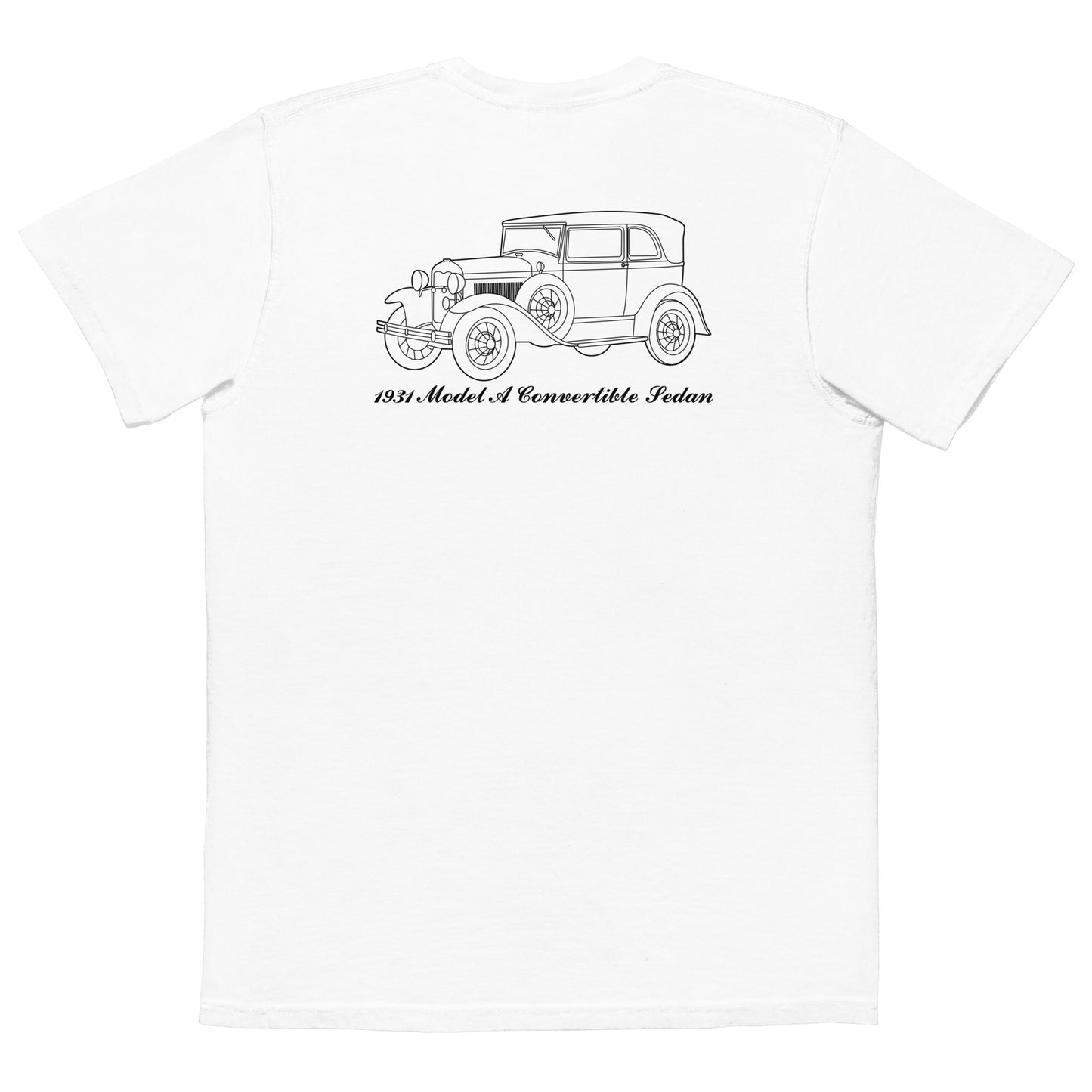 1931 Convertible Sedan White Pocket T-Shirt