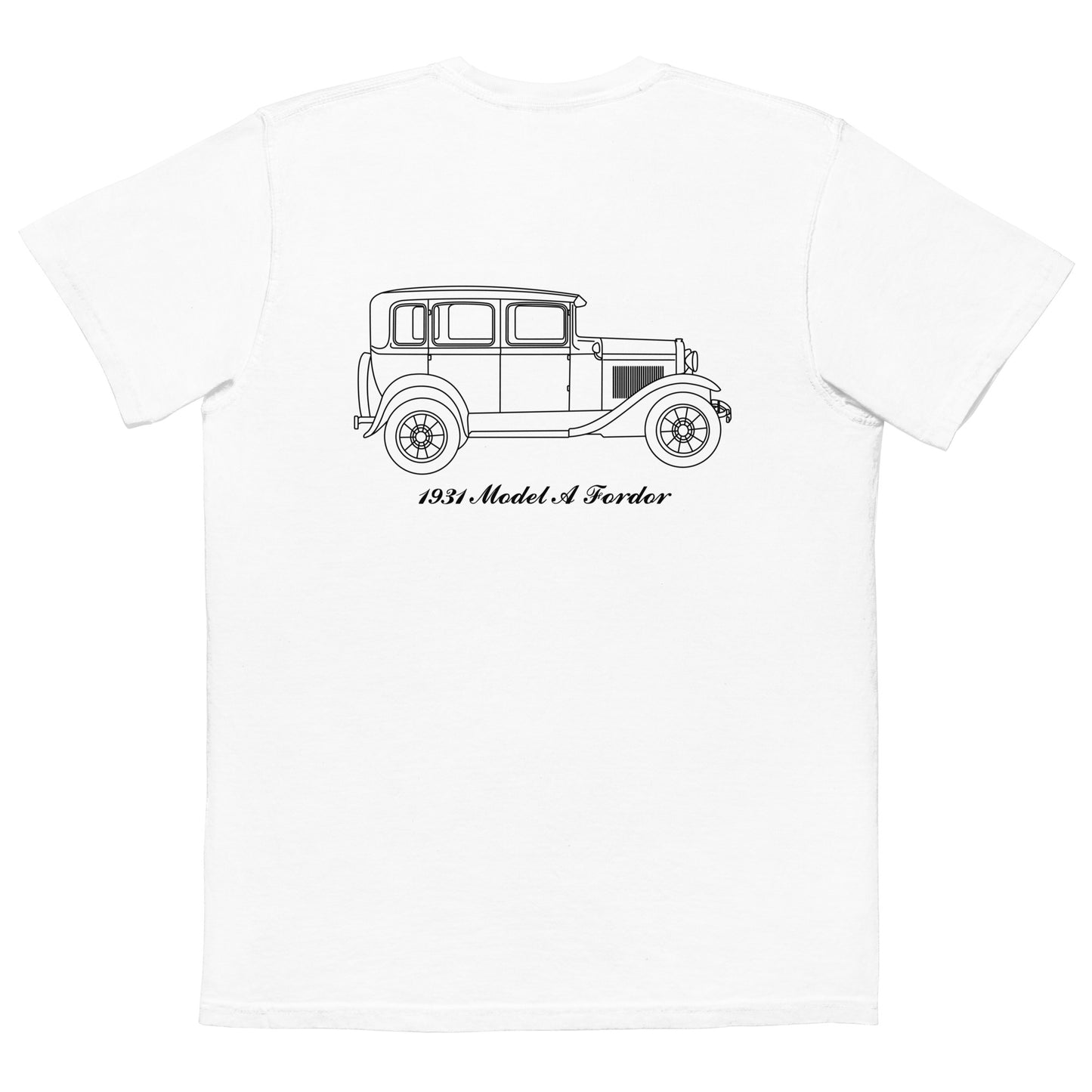 1931 Fordor White Pocket T-Shirt