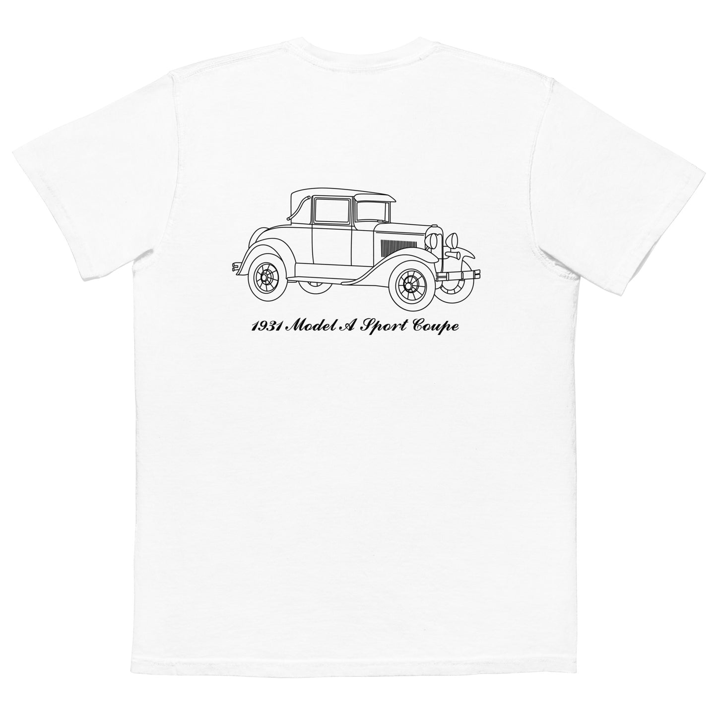 1931 Sport Coupe White Pocket T-Shirt