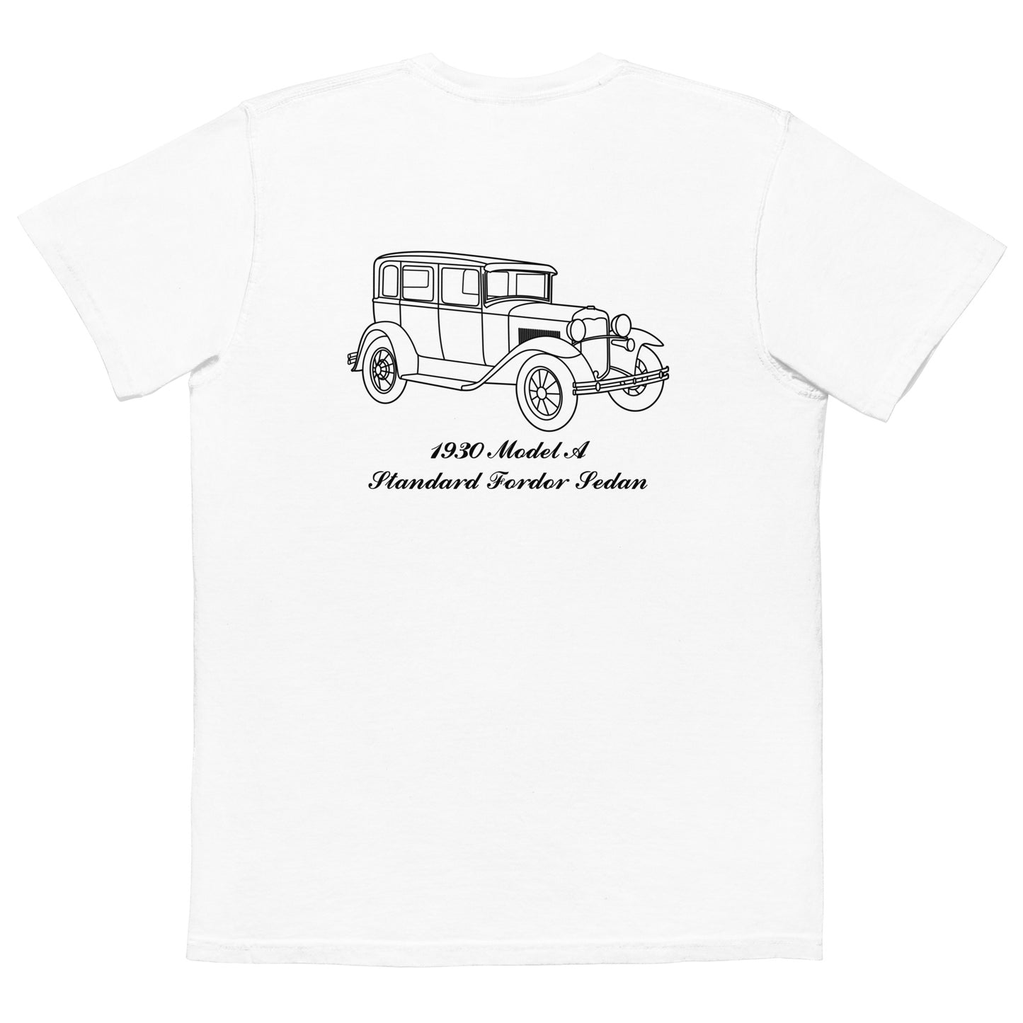 1930 Standard Fordor Sedan White Pocket T-Shirt