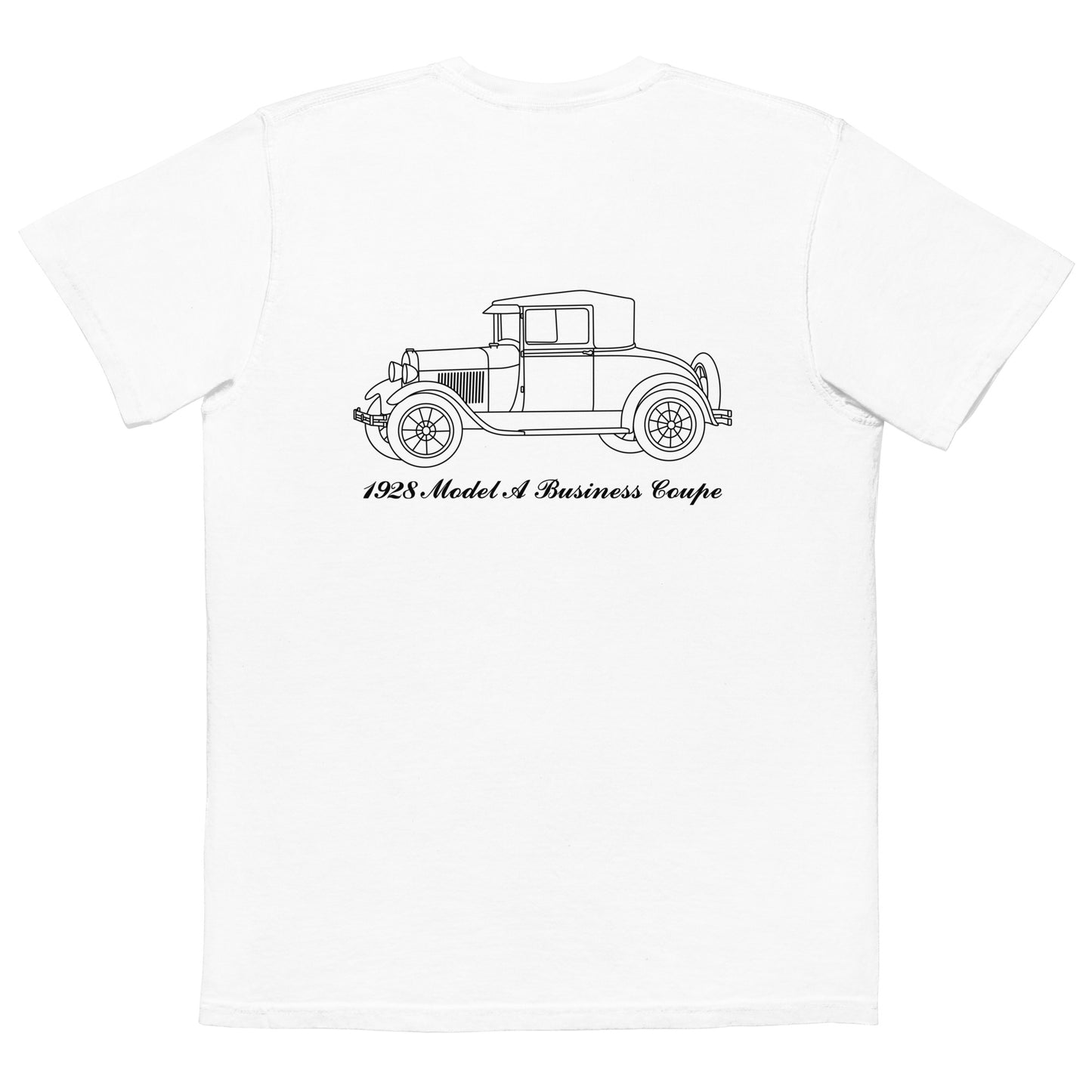 1928 Business Coupe White Pocket T-Shirt