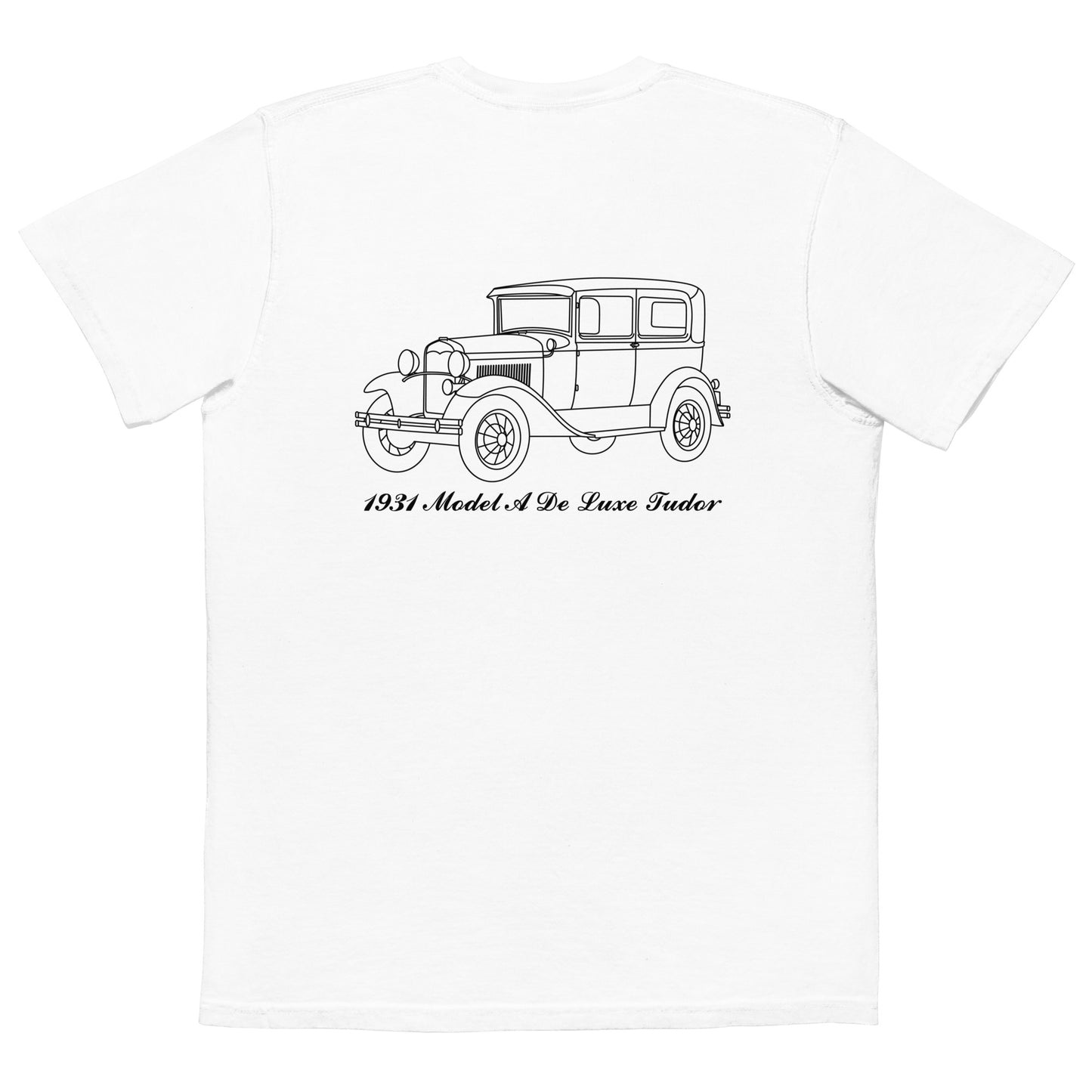 1931 De Luxe Tudor White Pocket T-Shirt