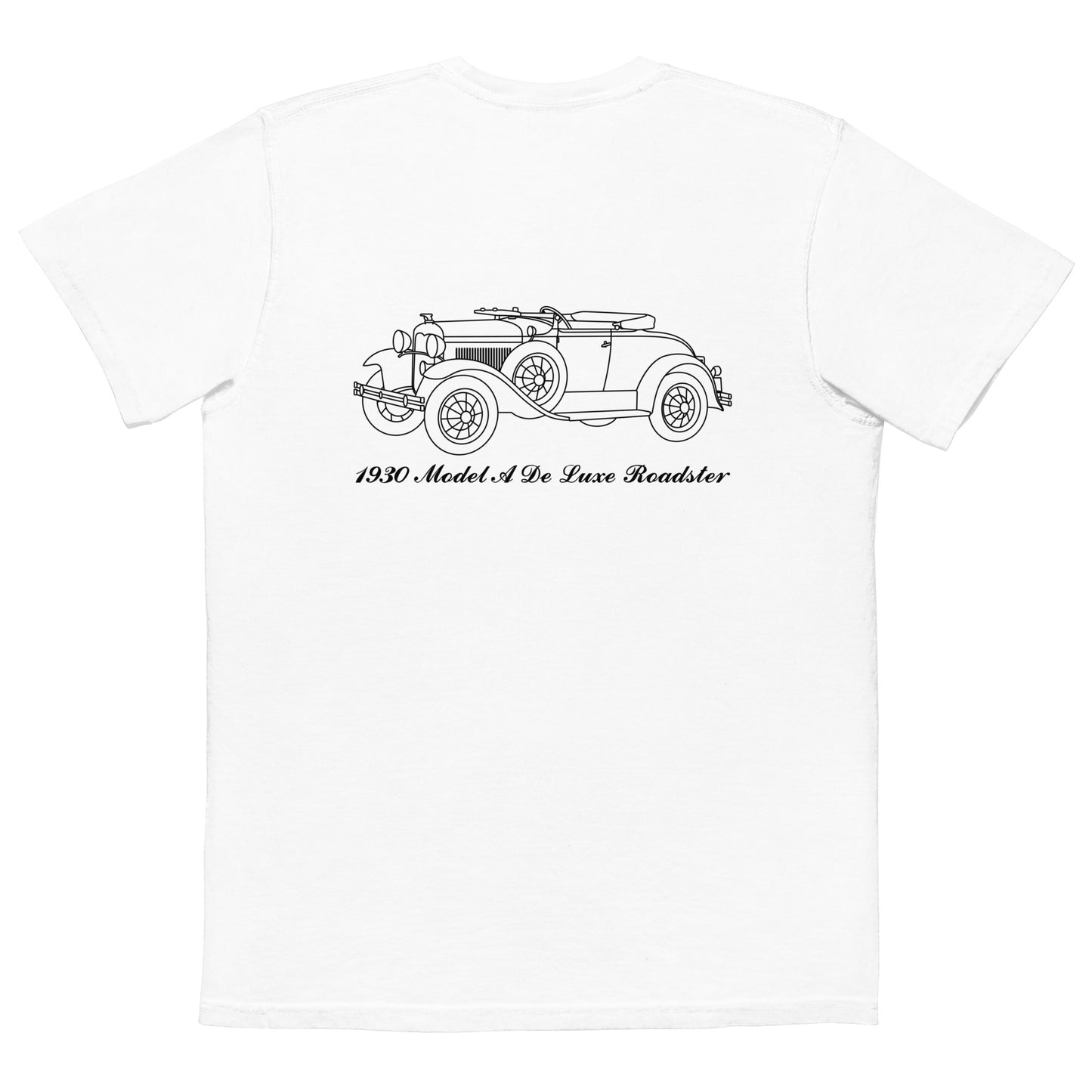 1930 De Luxe Roadster White Pocket T-Shirt