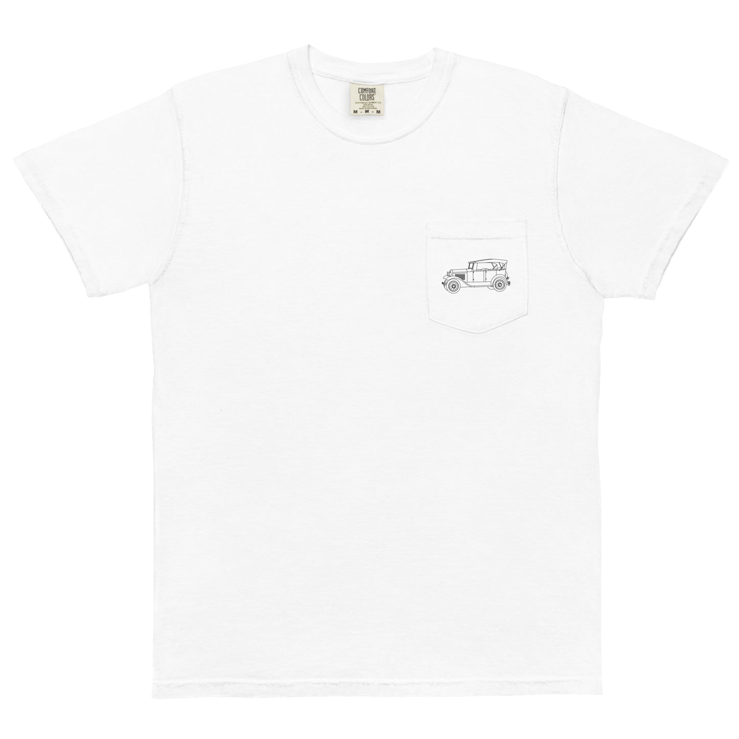 1930 Phaeton White Pocket T-Shirt