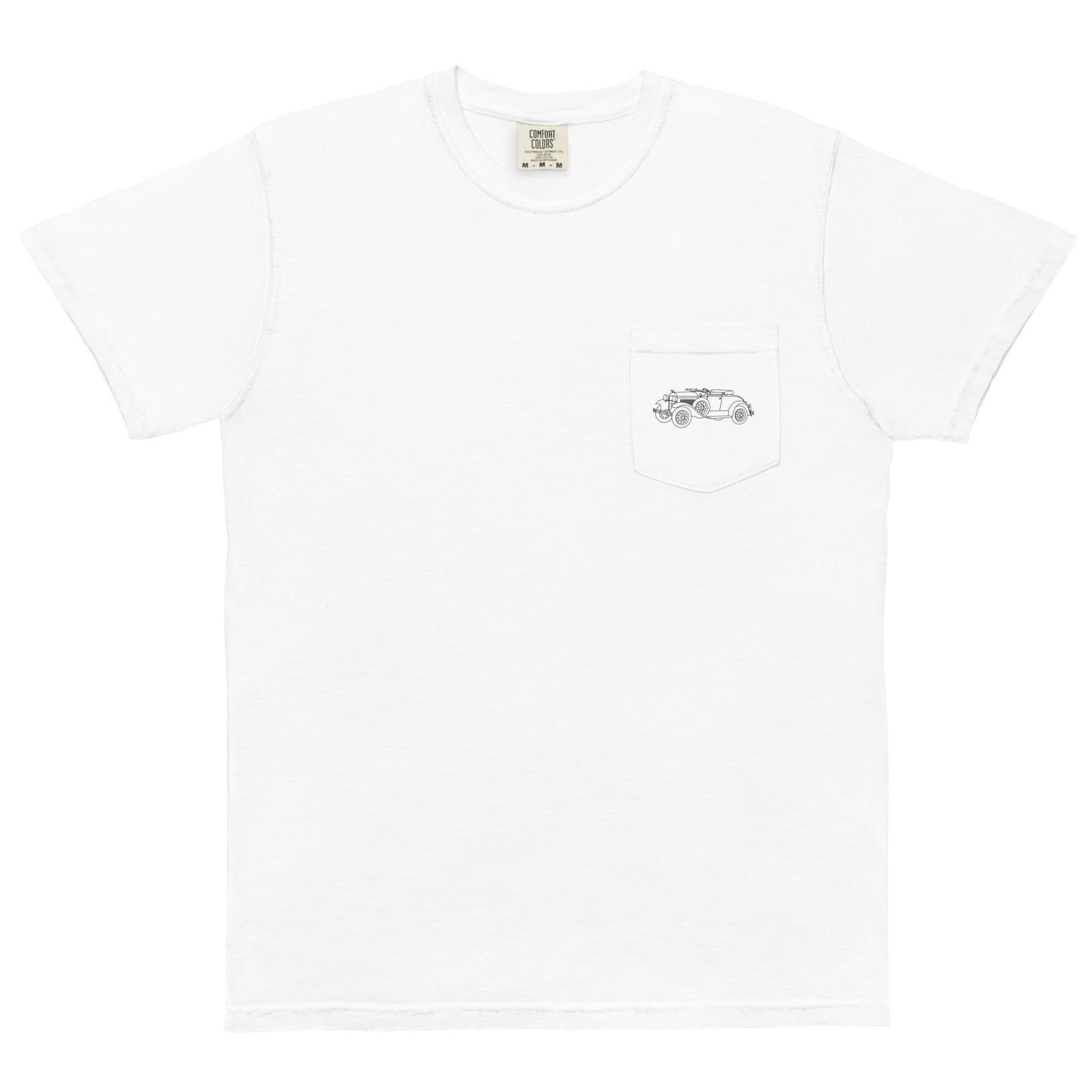 1930 De Luxe Roadster White Pocket T-Shirt