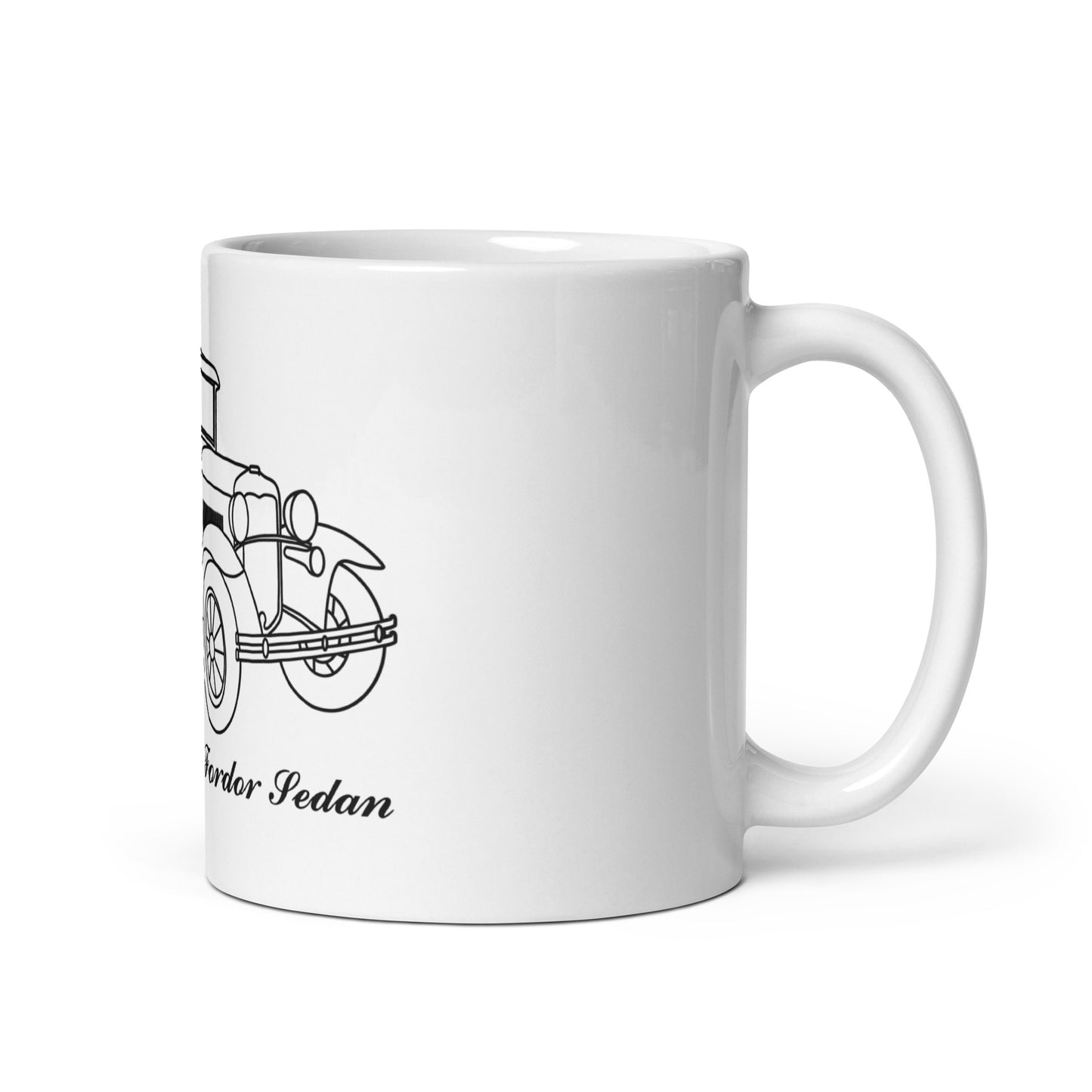 1931 Standard Fordor Sedan White Mug