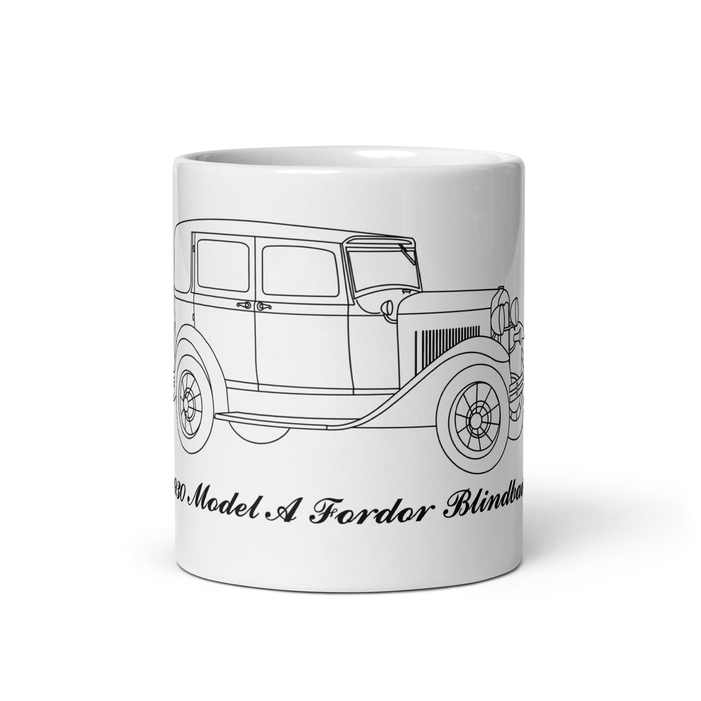 1930 De Luxe Fordor Sedan White Mug