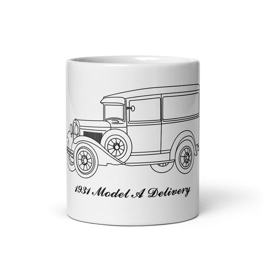 1931 Delivery White Mug