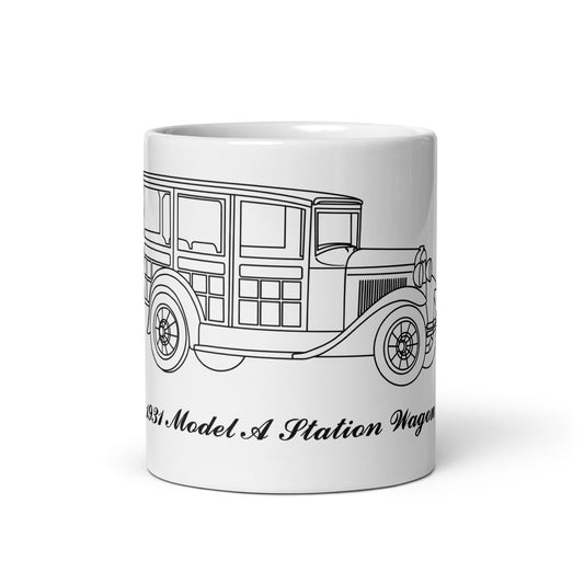 1931 Station Wagon White Mug