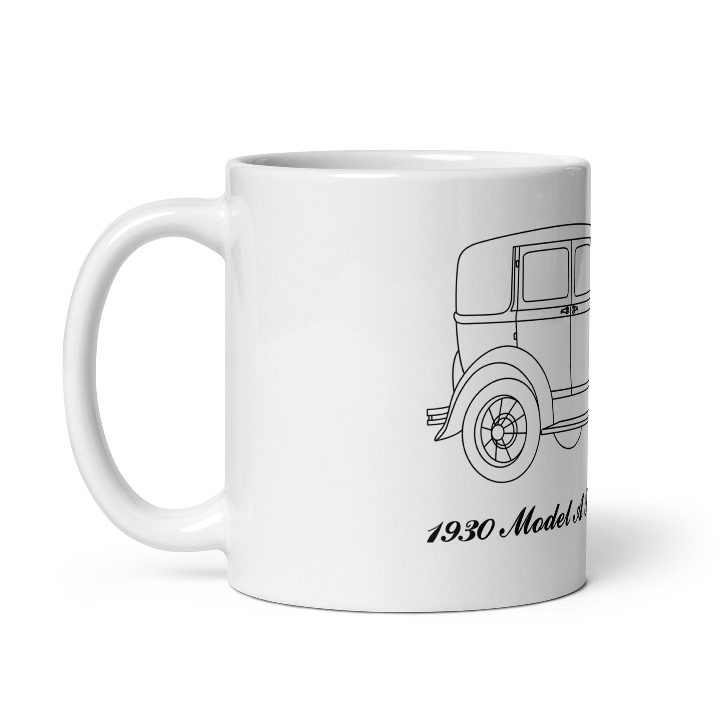 1930 De Luxe Fordor Sedan White Mug