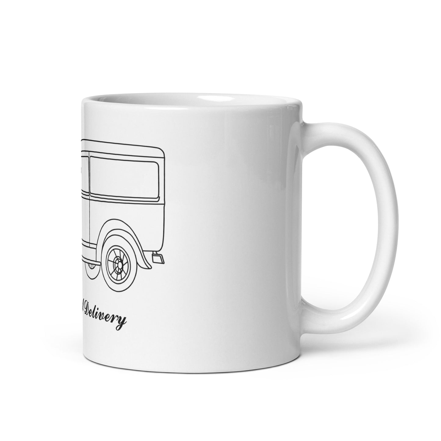 1931 Delivery White Mug