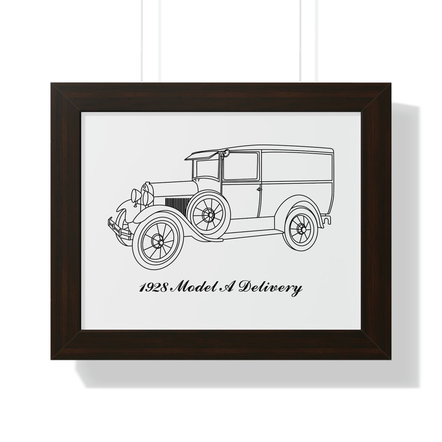 1928 Delivery Framed Drawing