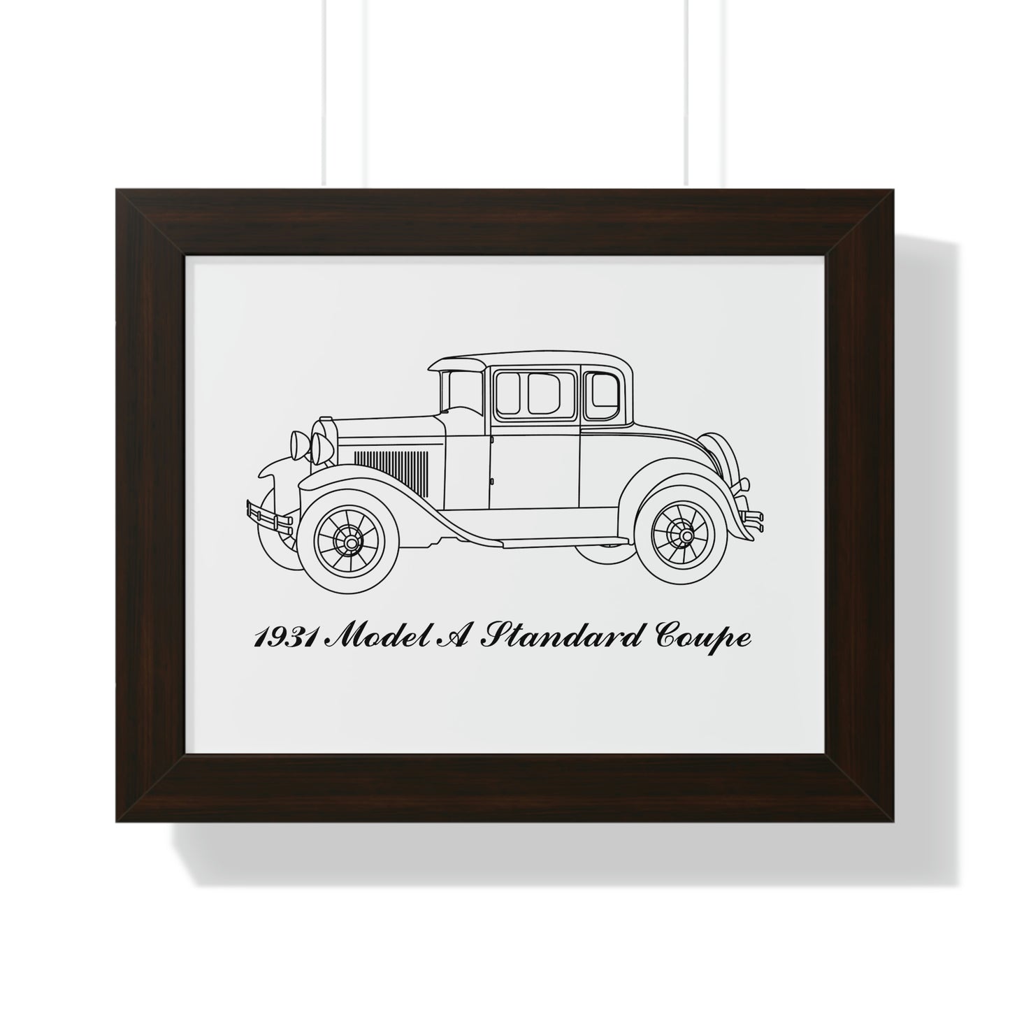 1931 Standard Coupe Framed Drawing