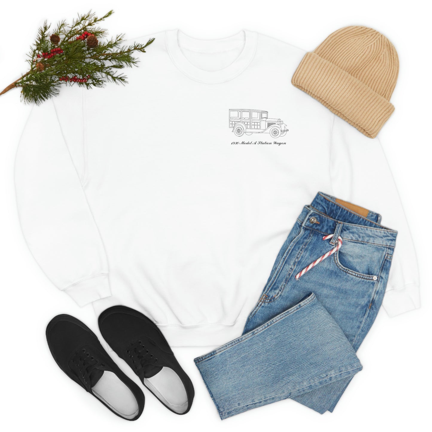 1930 Station Wagon Crewneck Sweatshirt