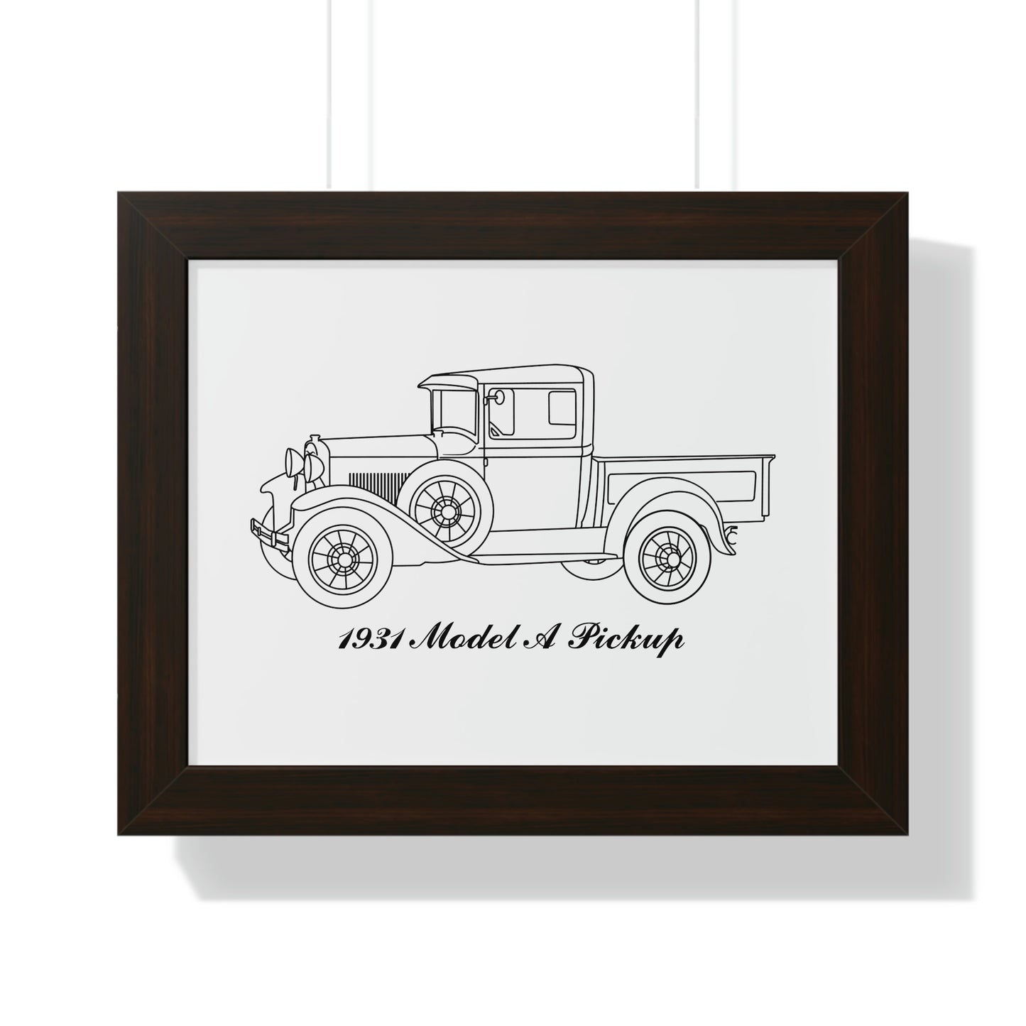 1931 Pickup Framed Drawing