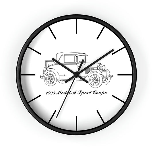 1928 Sport Coupe Wall Clock