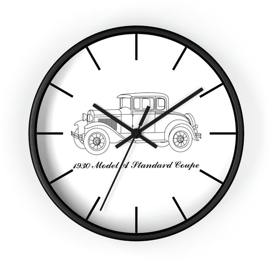 1930 Standard Coupe Wall Clock