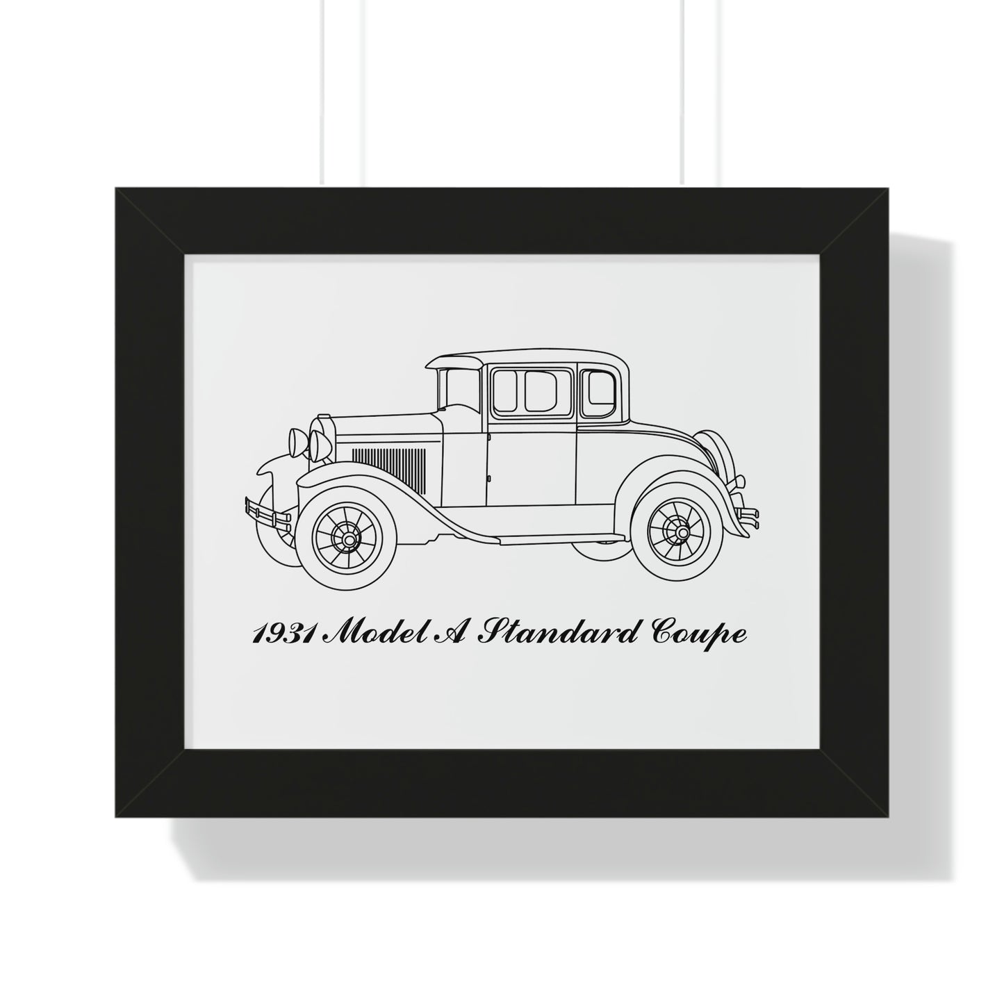 1931 Standard Coupe Framed Drawing