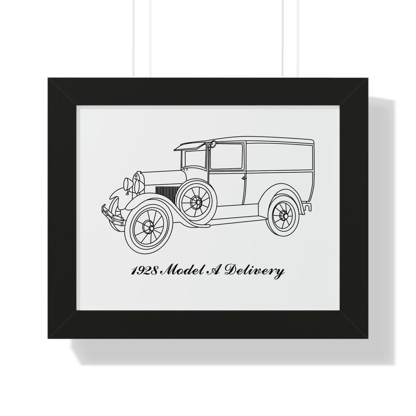 1928 Delivery Framed Drawing